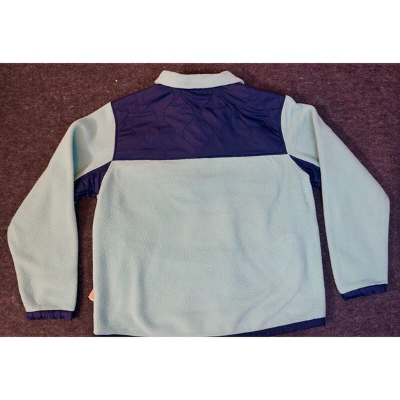 The North Face Sweater Mens Blue 1/4 Snap Pullover Long Sleeve Royal Arch - Picture 9 of 9